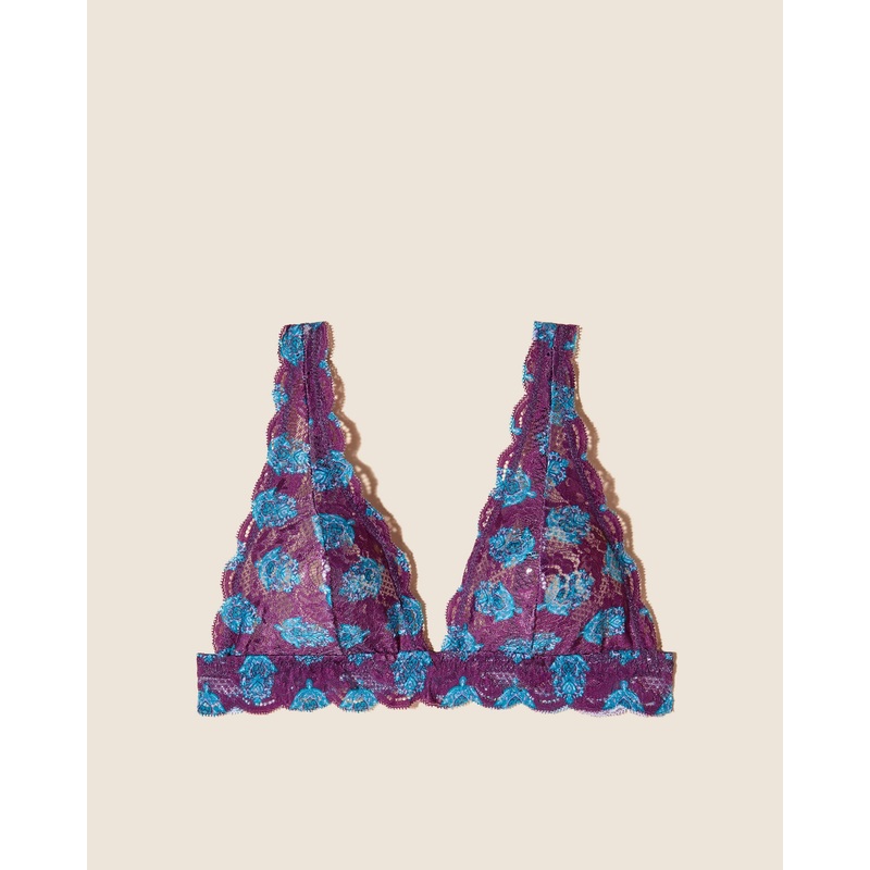 Bralette A Triangolo Alto Himalayan Floral Medallion S