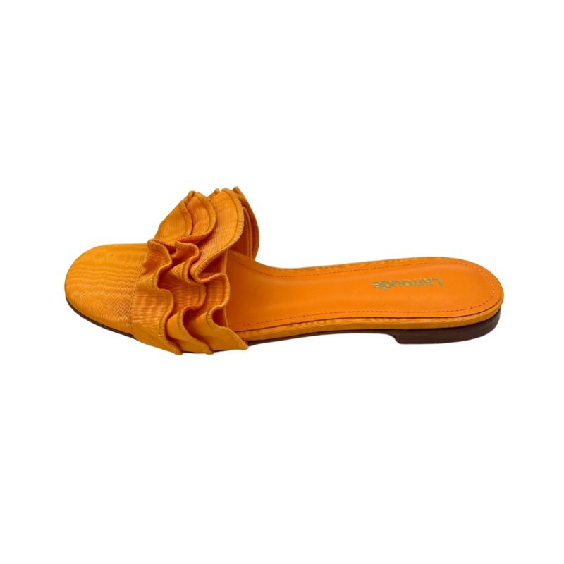 Bright Orange Flat Sandal – Size 6.5