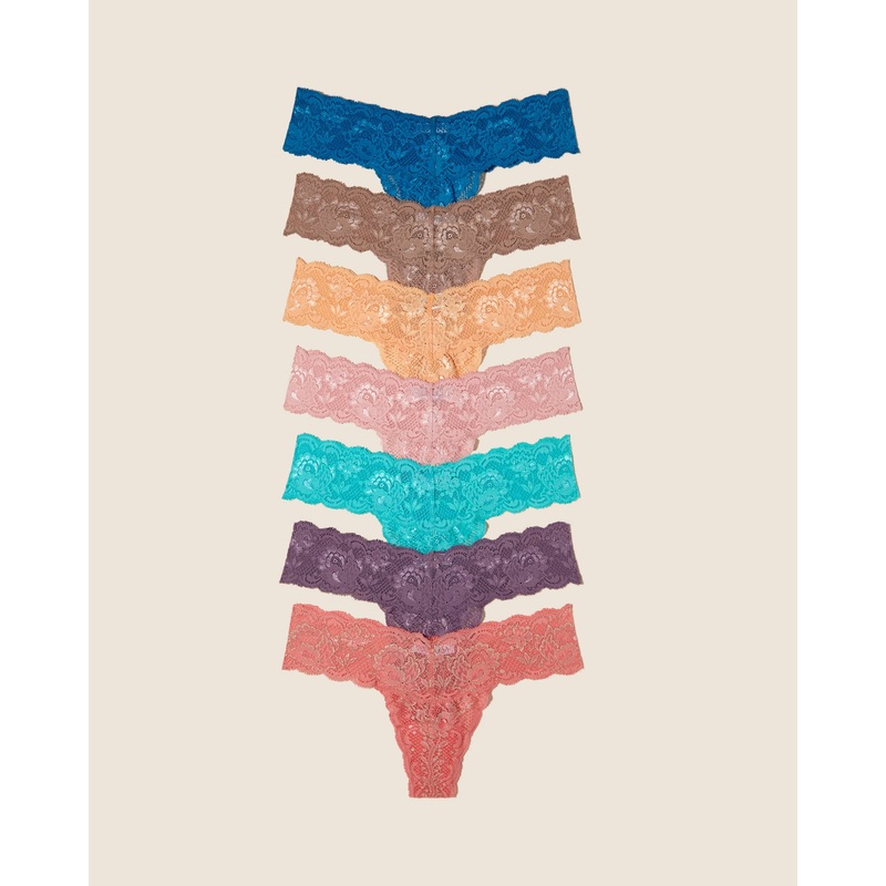 Cutie – Multipack Da 7 Pezzi Andaman Sea Himalyan Sky India Jaipur Pink Rampur Sunset Udalipur Blue Taj Sunrise Taglia Unica