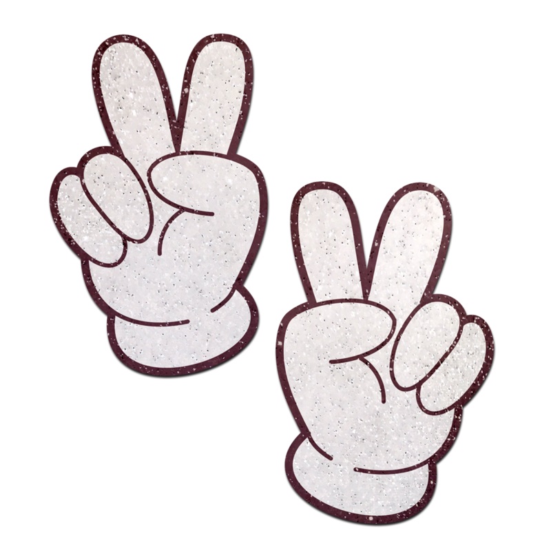 Peace Hands Pasties by Pastease