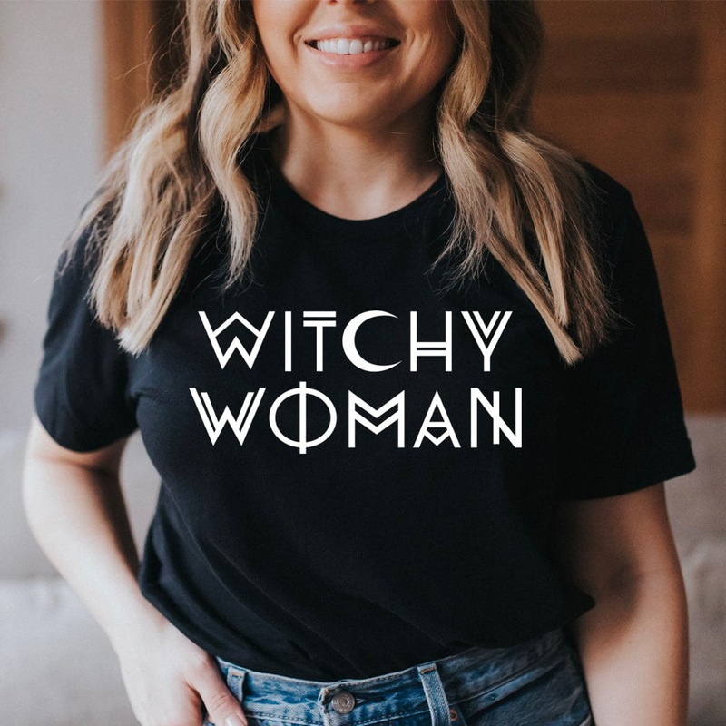 Witchy Woman Tee Black Heather S