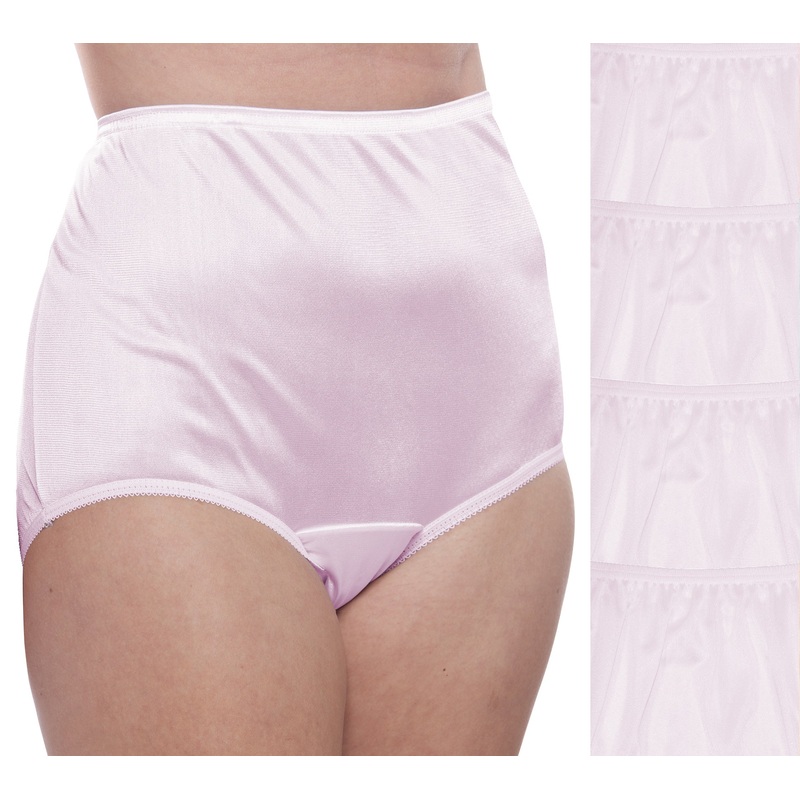 Nylon Brief Panty (Style 331/Plain Jane) 4 Pack in Lilac 6