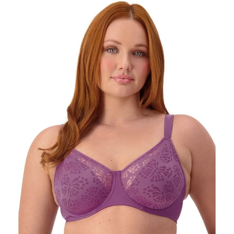 Triumph Lacy Minimizer Bra – Amethyst 32DD
