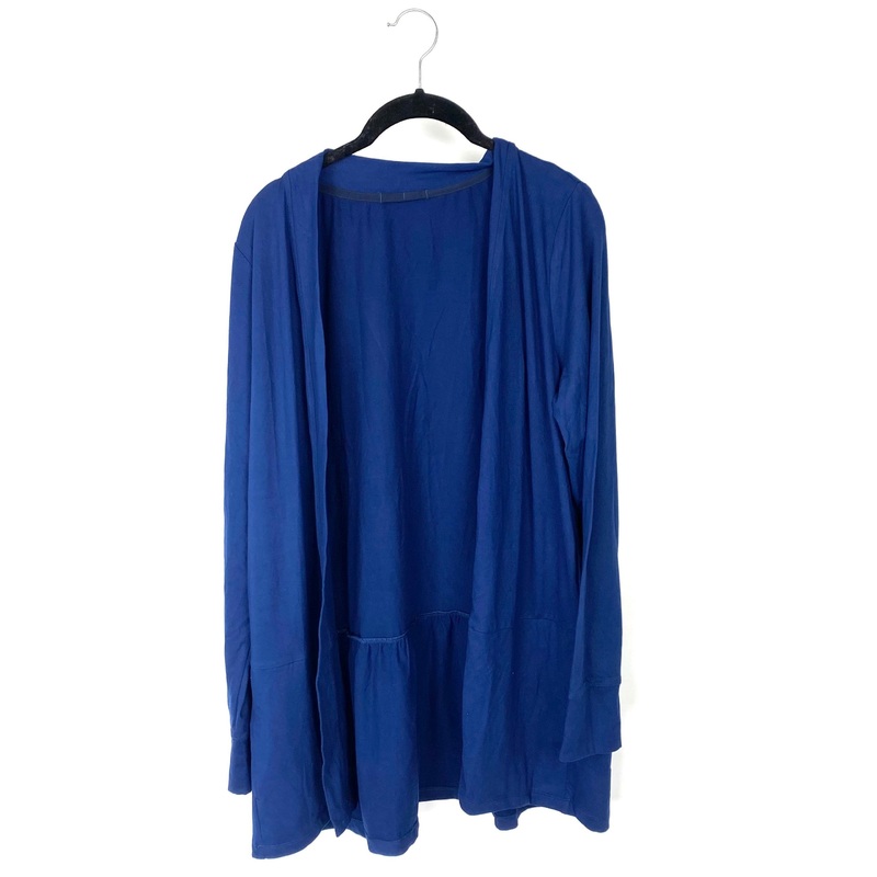 Navy Blue Long Sleeve Cardigan – Size 6/8, 8/10 and 1X Small (size 6/8)