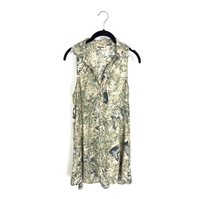 Green Wildlife Dress – Small