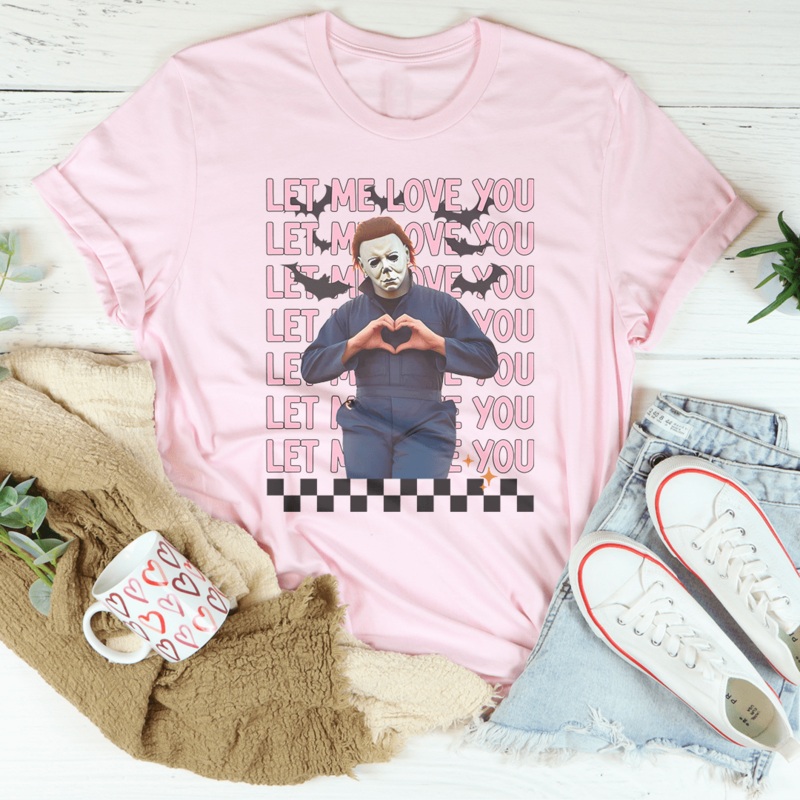 Let Me Love You Tee Athletic Heather S