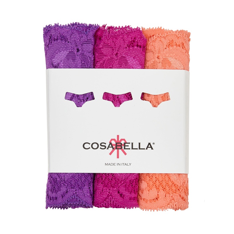 Tanga Comfie, 3Er-Pack Cyclamen Cape Fuchsia Coral Breeze S/M