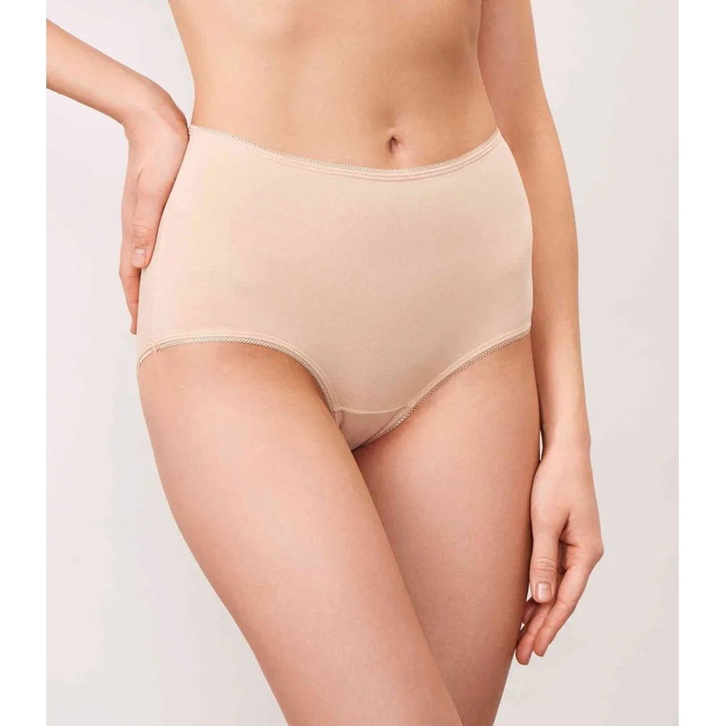 Cotton Panties Milavitsa 265410 – High-Waisted Slip 94/S Nude