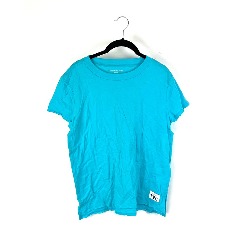 Light Blue Cap Sleeve T-Shirt – Small
