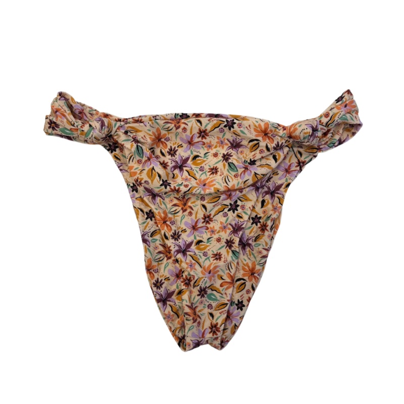 Light Orange Knotted Cheeky Bikini Bottom – Extra Extra Large