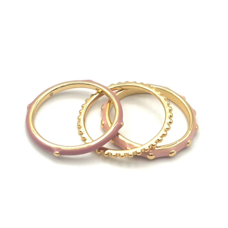 Pink Ring Stack – Size 6, 7 and 8 Size 6