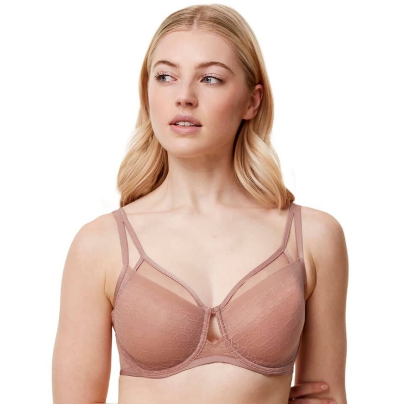 Triumph Signature Sheer Underwired Minimiser Bra – Toasted Almond 32DD