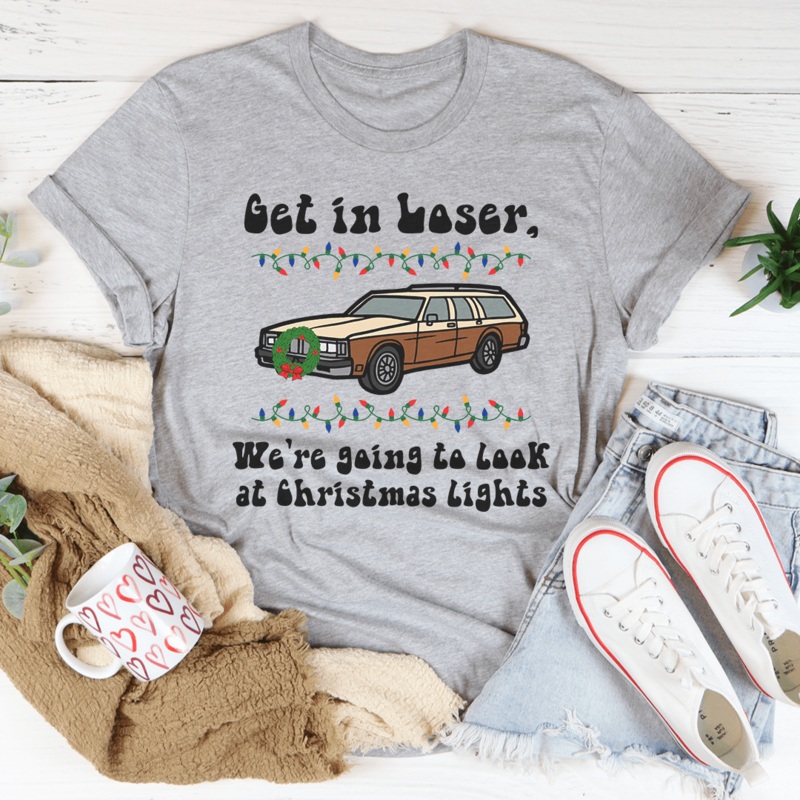 We’re Going To Look At Christmas Lights Tee Athletic Heather S