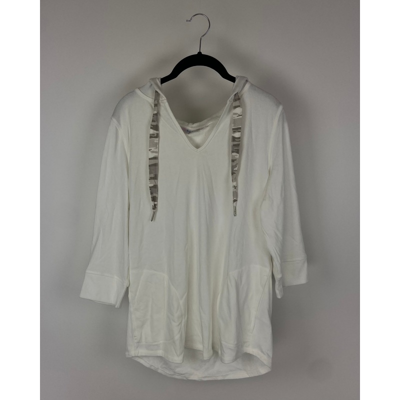 White Camo String Coverup – Size 6-8
