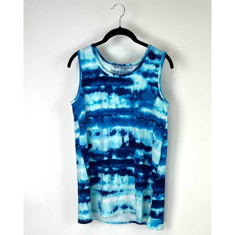 Blue Tie-Dye Tank – Size 4-6