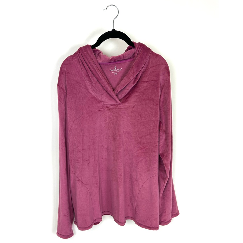 Mauve Fleece Long Sleeve Top – Size 6/8 and 18/20 Small (size 6/8)