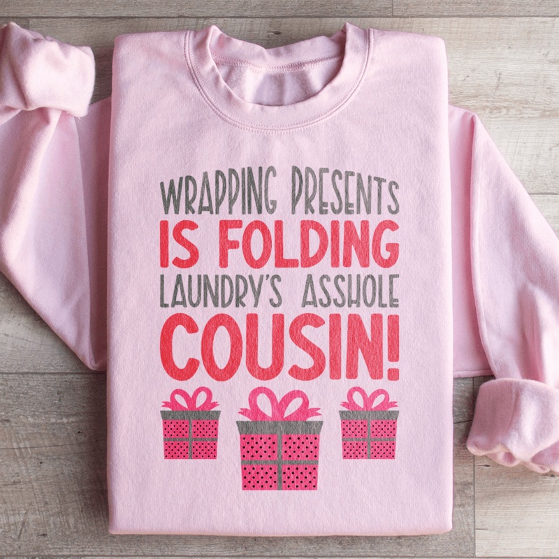 Wrapping Presents Sweatshirt Sport Grey S