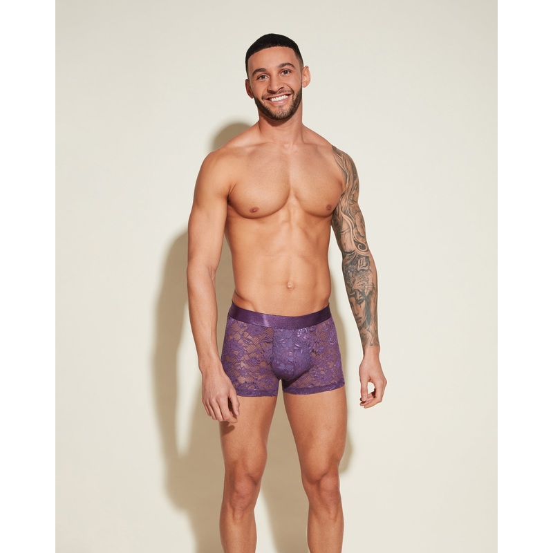 Boxer Forme Classique Zaadi Purple S