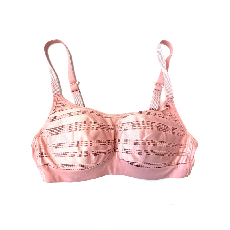 Dusty Pink Mesh Underwire Sports Bra – 34B