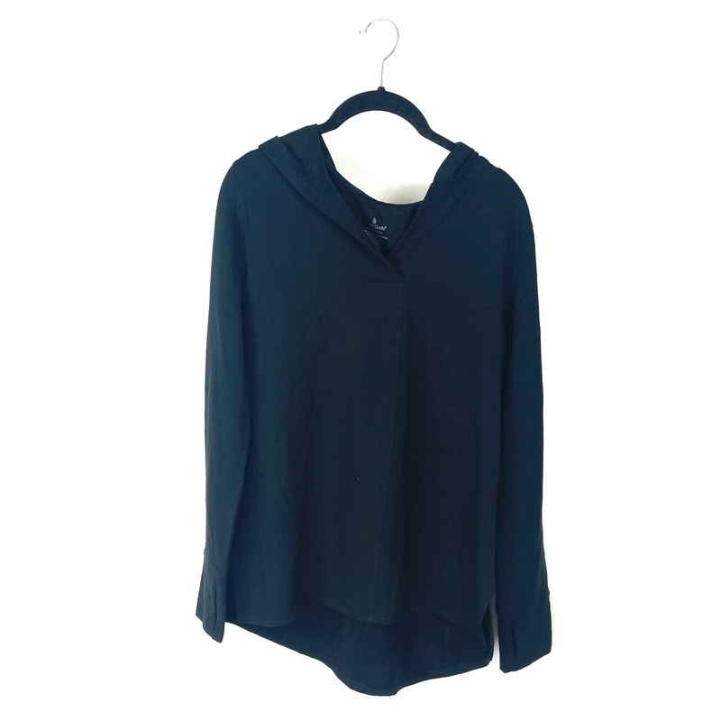 Black V Neck Hoodie – Size 6/8 Small