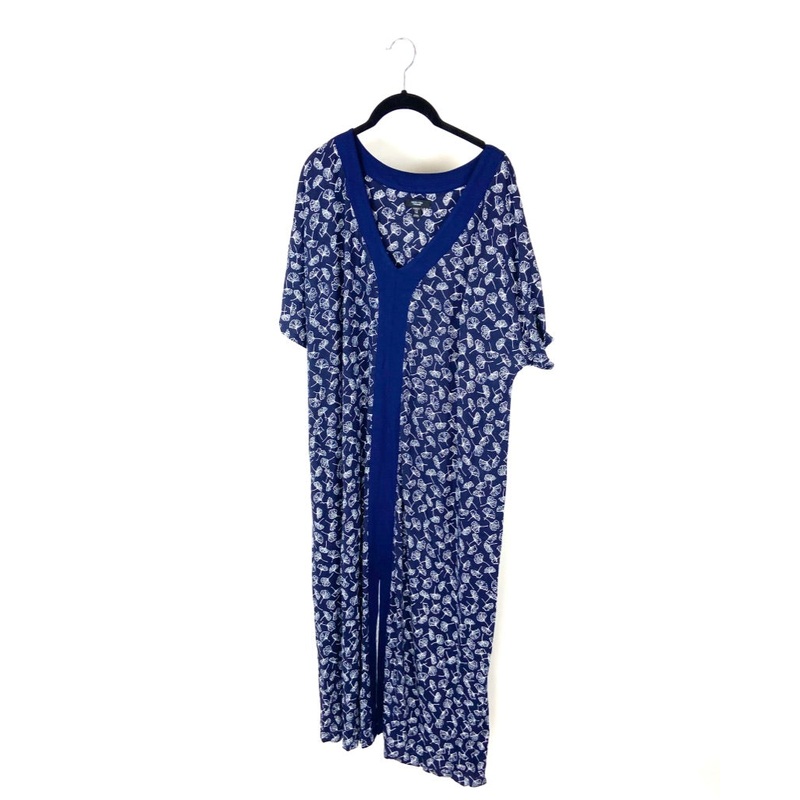 Blue Lounge Dress – 1X