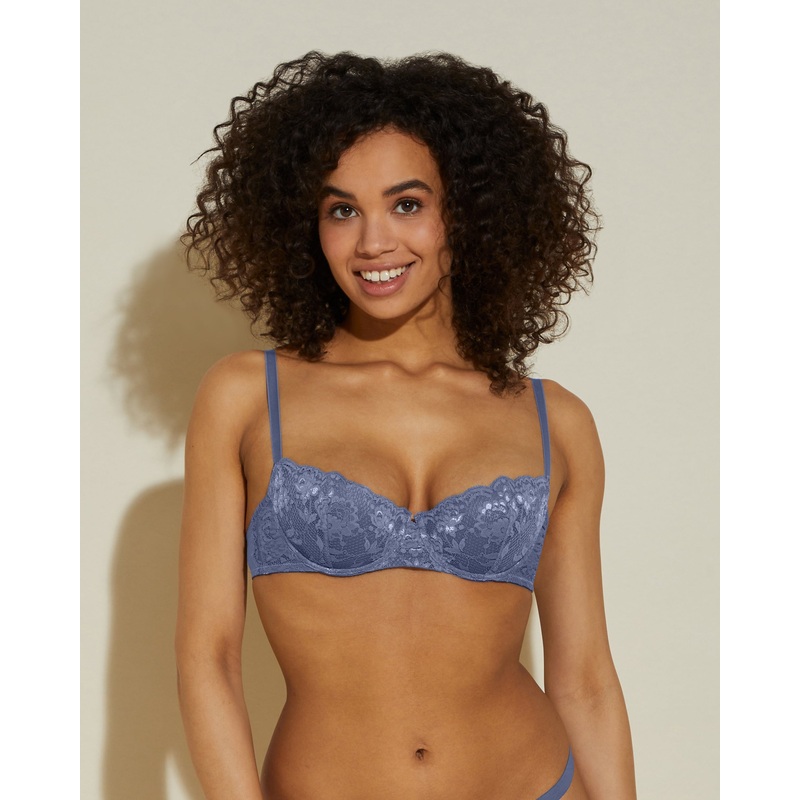 Sujetador Push-Up Pushie Luzerne Blue 75A