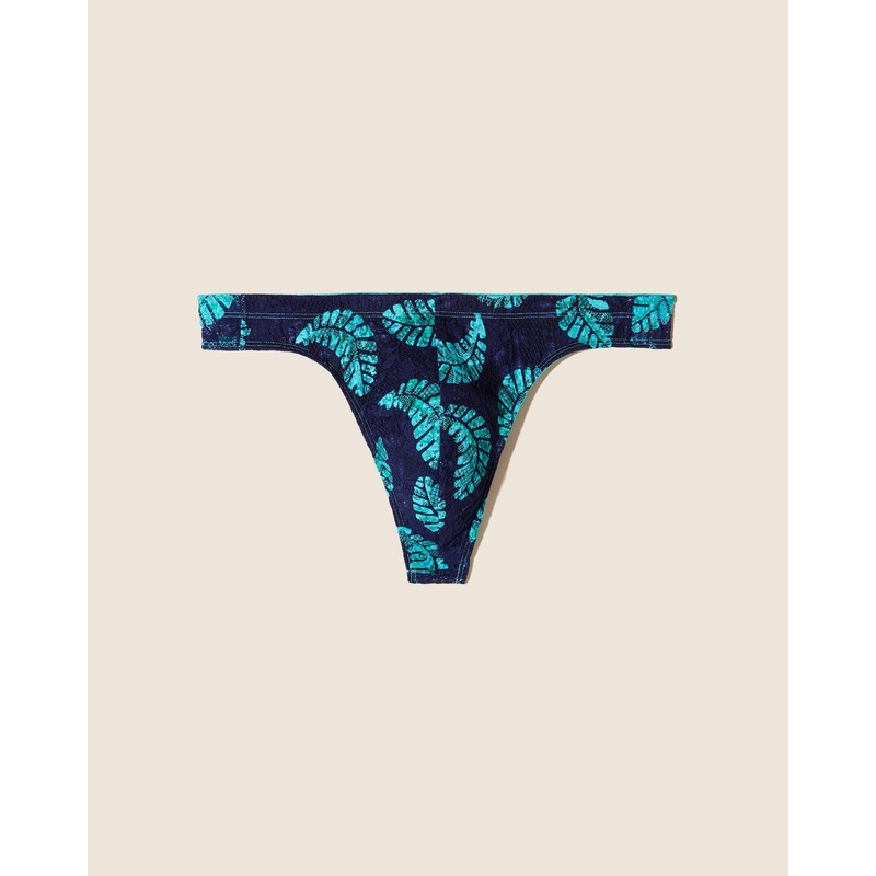 Classic G-String Leaf/Bright Teal S