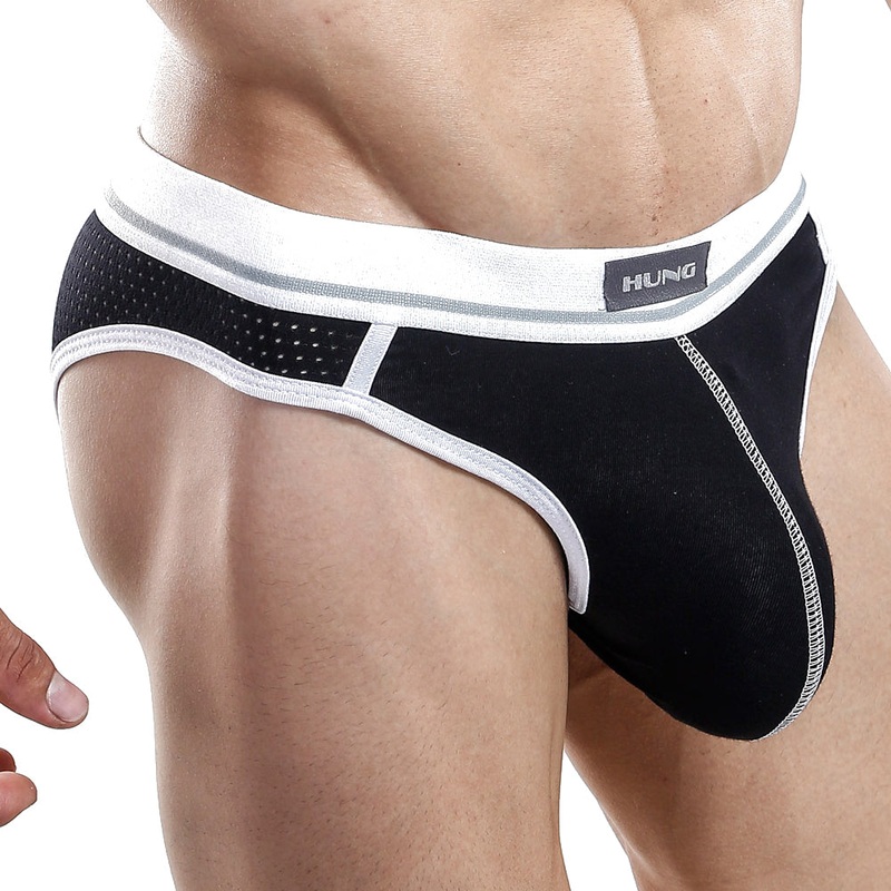 Hung HGI004 Bkini Brief Small Black