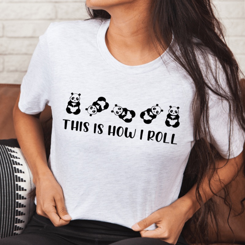 This Is How I Roll Tee Athletic Heather S