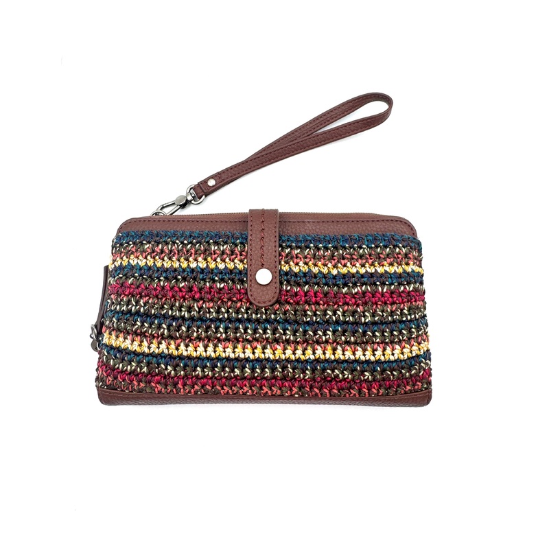 Brown Multi Way Crossbody/Wallet/Wristlet