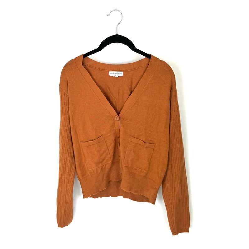 Burnt Orange Cardigan – Size 2-4