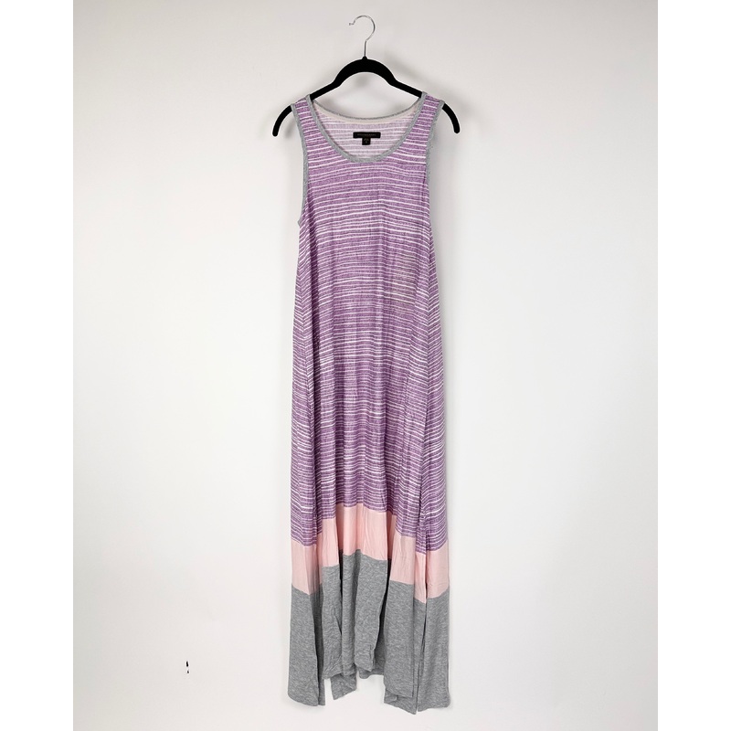 Multicolor Striped Nightgown – Small