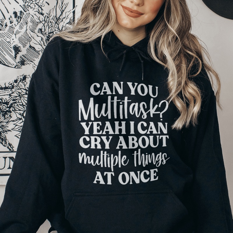 Can You Multitask Hoodie Sport Grey S