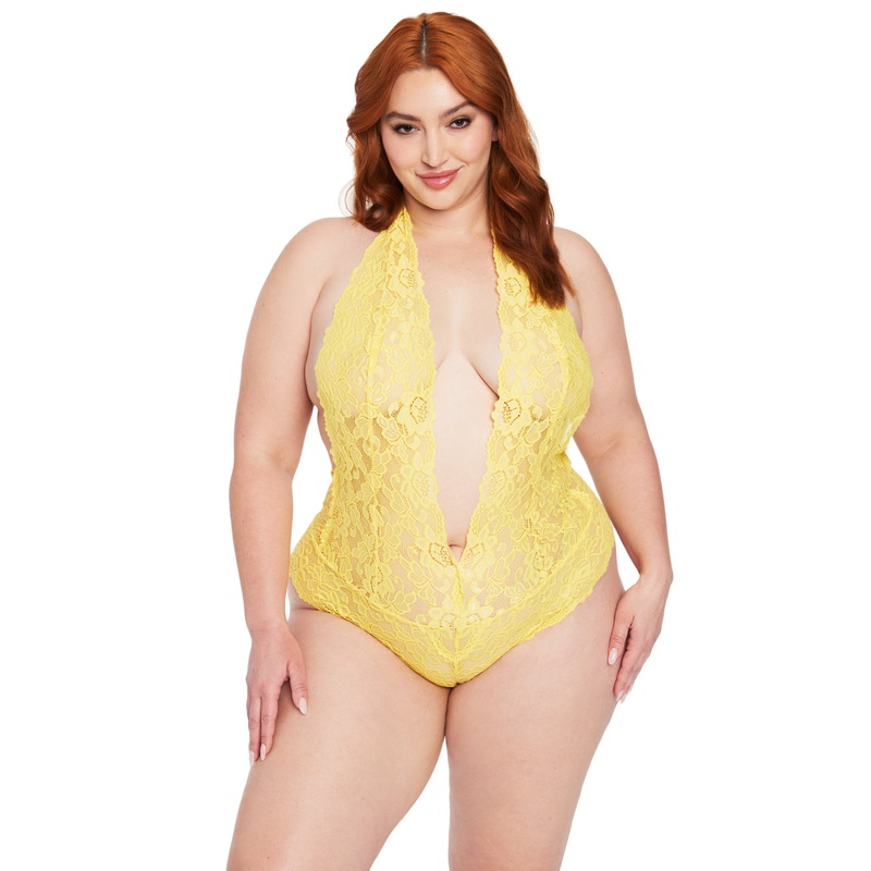 Jessica Lace Teddy Snapdragon/Pristine S