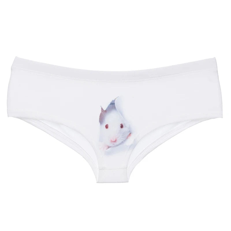 White Mouse Down Under Panty One Size