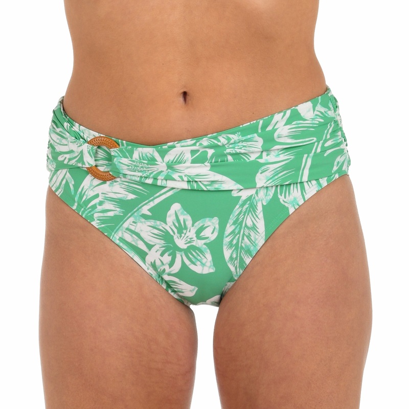 Batiki Mid-Waist Twist Front Bottom – LB5ND99 – Eucalyptus GREEN 04