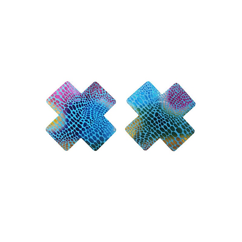 Blue Fishtail X Pasties Blue One Size