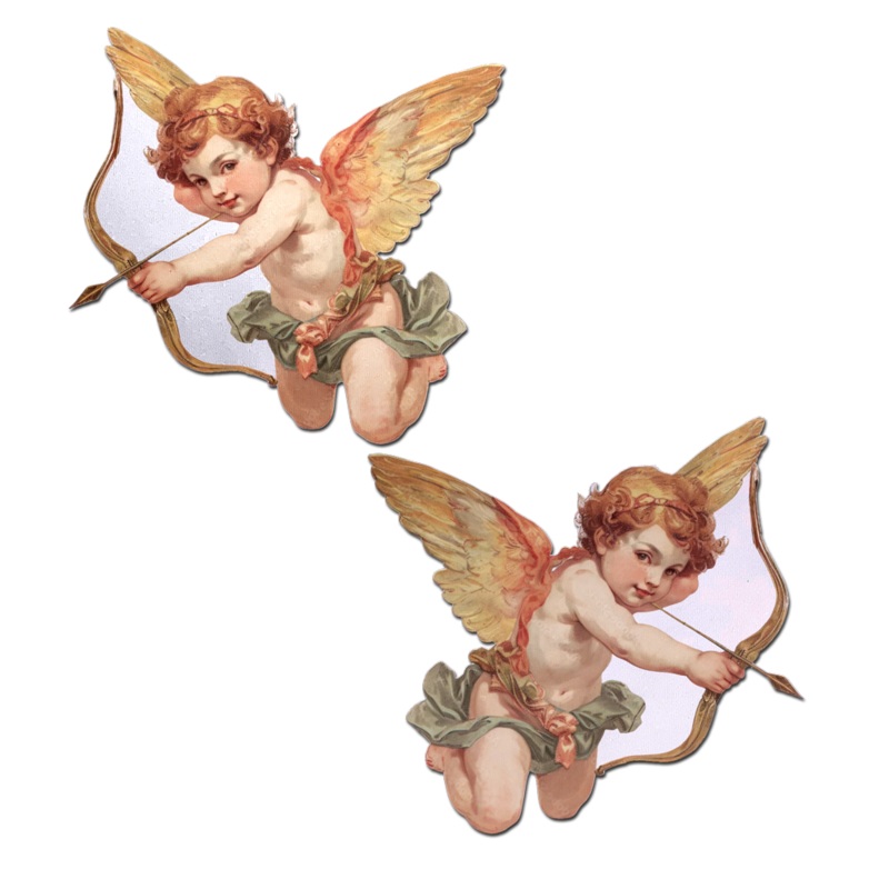Cupid Cherub Vintage Breast Pasties Valentine’s Day Classic by Pastease