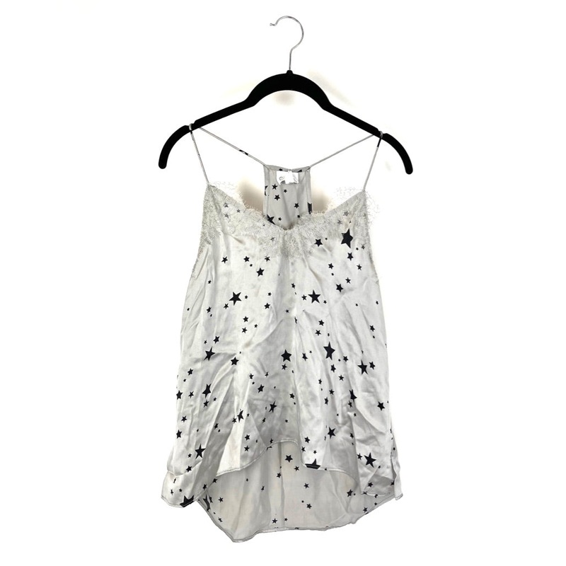Grey and Black Lace Star Top – Size 2-4
