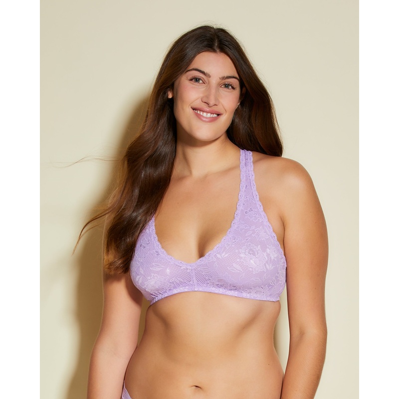 Beauty Racie Racerback Bralette Icy Violet S