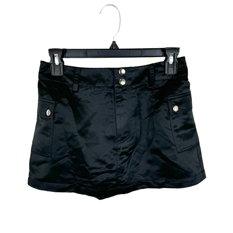 Black Cargo Skirt – Size 4/6