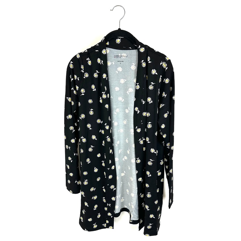 Black Sunflower Cardigan – Size 4/6 and 6/8 Small (Size 4/6)