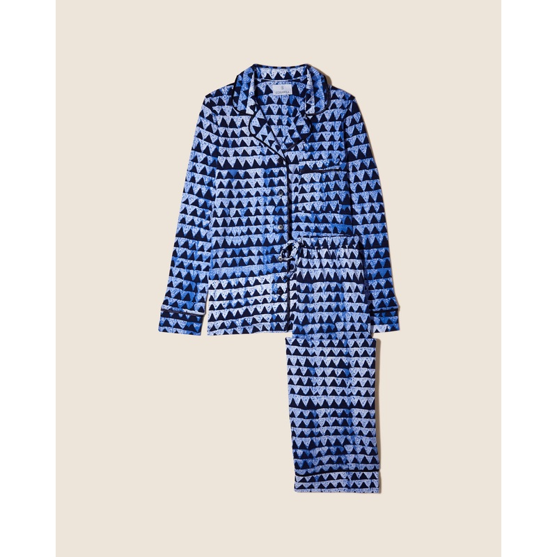 Petite Long Sleeve Top & Pant Pajama Set Mini Jazzy Jeff PS