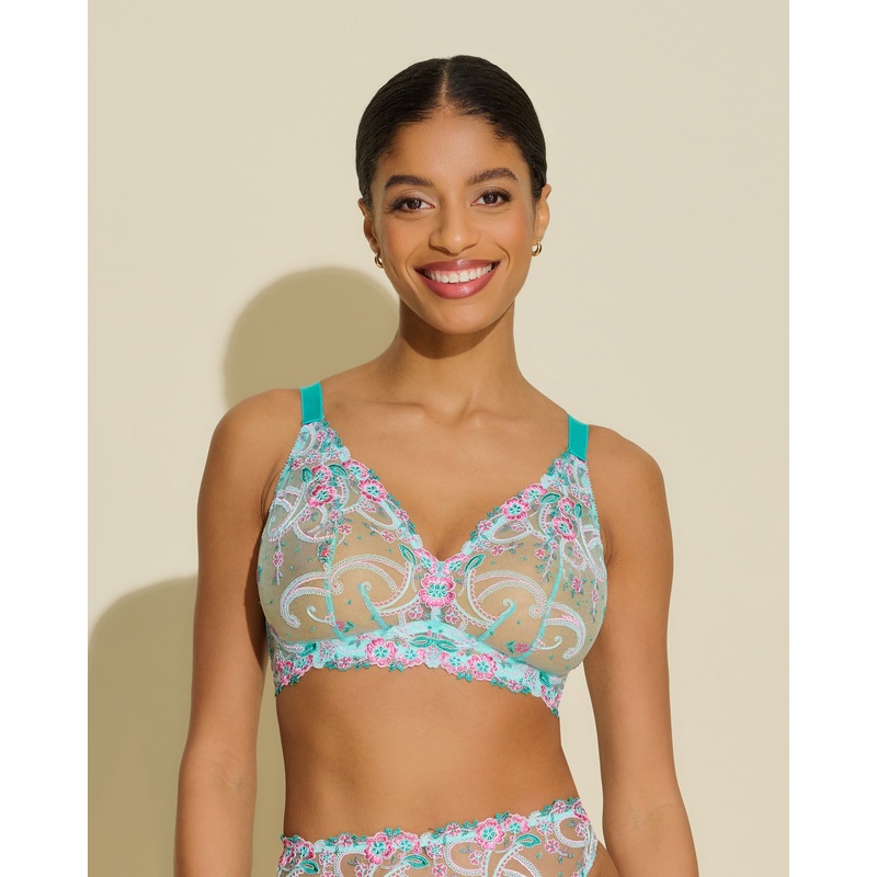 Bralette A Triangolo Curvy E Tall Addy Green XS