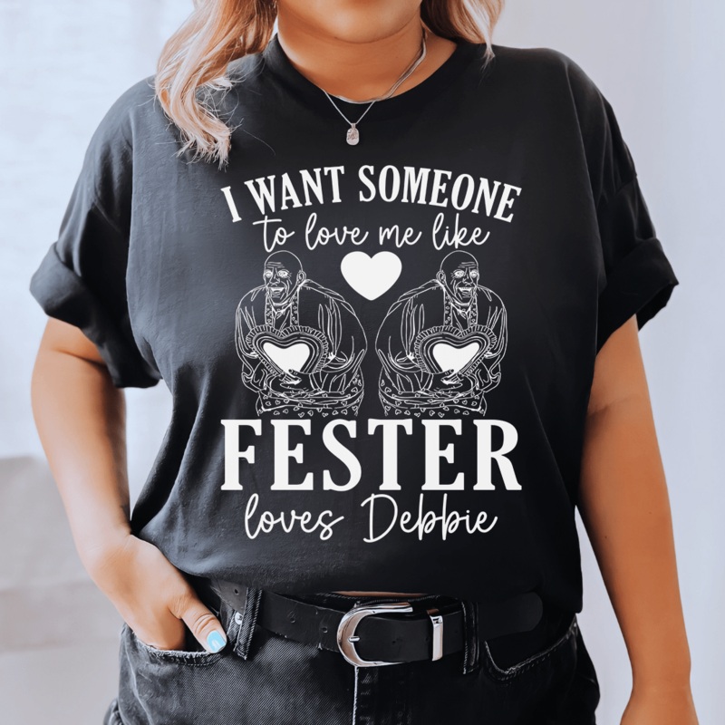 I Want Someone To Love Me Tee Black S
