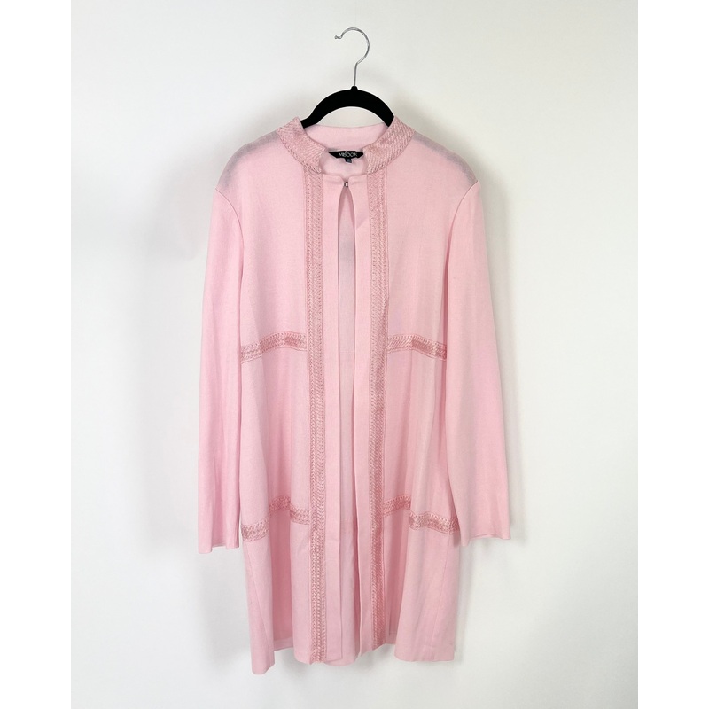 Pink Knit Detailed Cardigan – Size 2-4