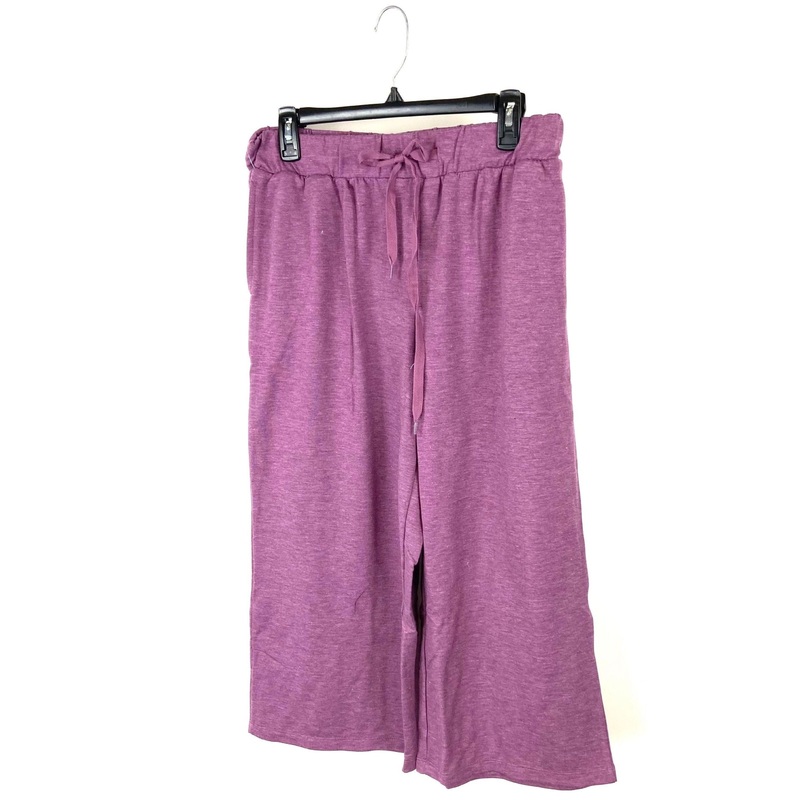 Purple Cropped Sweatpants – Small/Medium Small