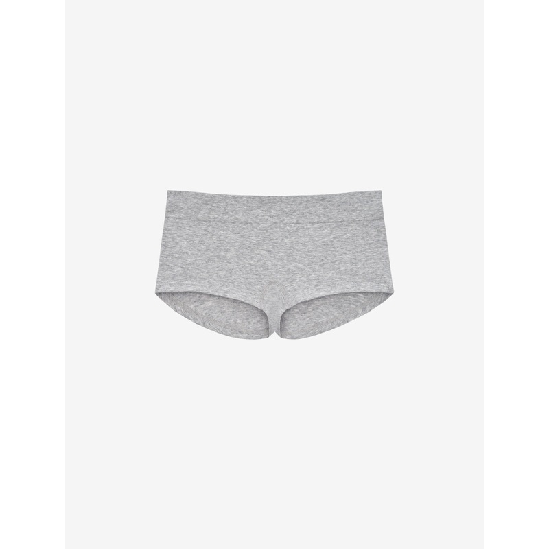 Seamless Cloud Cotton Boyshort heather-gray XS