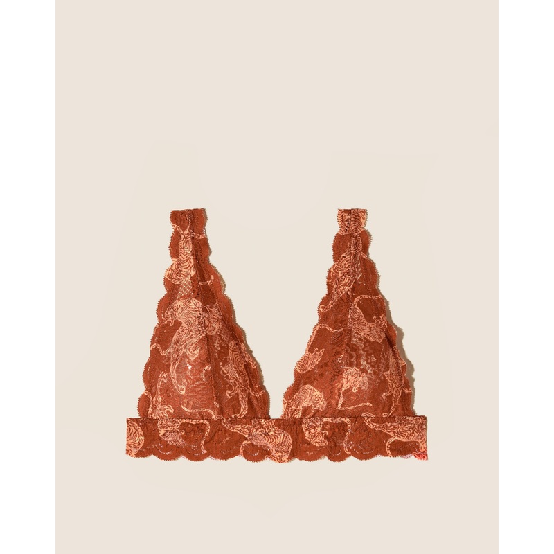 Bralette A Triangolo Alto Sahara Tiger S