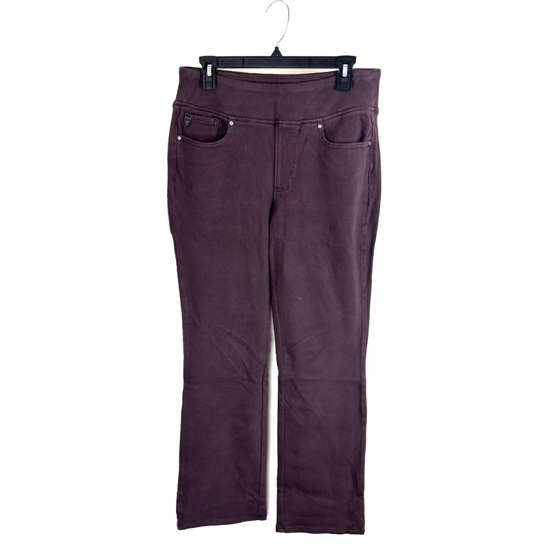 Chocolate Plum Pull On Style Jeans- Size 12